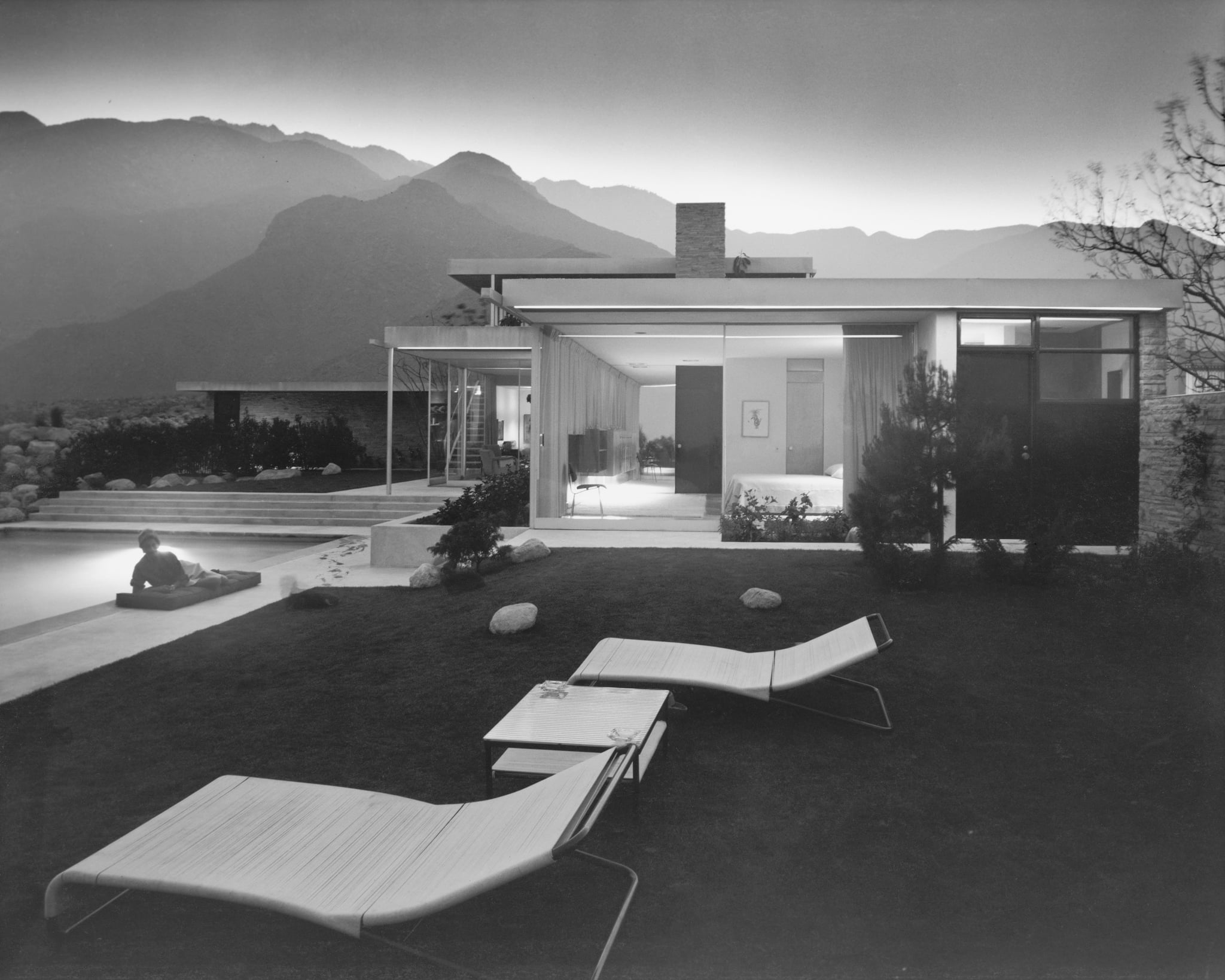 Iconic modern architecture by Richard Neutra, photographed by Julius Shulman in Palm Springs